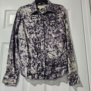Ralph Lauren Denim And Supply Snap Button Top Light Weight Size Small Petite {7}
